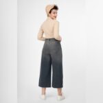 شلوار واید لگ رویال جین دمپاکات قد 85 کد 200068 - تصویر 2