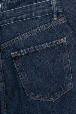 شلوار نیم بگ رویال جین  جک پات آبی تیره قد 110 کد 6000112 - تصویر 3