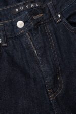 شلوار بگی رویال جین سورمه ای خام شور  jackpot قد 110 کد 4000157 - تصویر 3