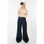 شلوار بگی رویال جین سورمه ای jackpot قد 110 کد 600012