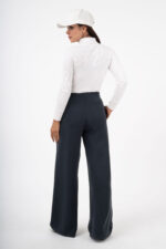 شلوار اویشو وارداتی رویال جین رنگ سورمه ای کد 700011 - تصویر 2