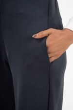 شلوار اویشو وارداتی رویال جین رنگ سورمه ای کد 700011 - تصویر 3