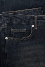 شلوار نیم بگ رویال جین جک پات سرمه ای تیره قد 110 کد 900017 - تصویر 4