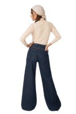 شلوار بگی رویال جین سورمه ای تیره جک پات jackpot قد 110 کد 700400 - تصویر 3