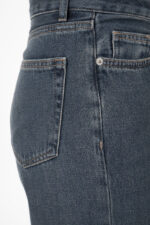 شلوار نیم بگ رویال جین  جک پات طوسی آبی قد 110 کد 801107 - تصویر 3