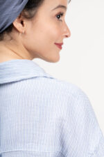 شومیز راه راه رویال جین کد 2000351 - تصویر 3