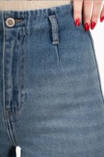 شلوار واید لگ رویال جین جک پات رنگ آبی وسط قد 110 کد 40001217 - تصویر 3