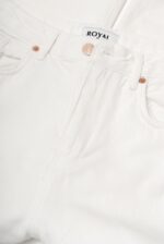 شلوار نیم بگ رویال جین جک پات سفید قد 110 کد 582110 - تصویر 3