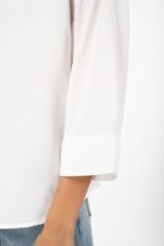 شومیز سیلک کروپین رویال جین رنگ سفید قد60 کد 104105 - تصویر 5