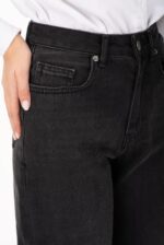 شلوار نیم بگ رویال جین جک پات آبی تیره قد 110 کد 104105 (کپی) - تصویر 5