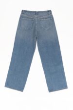 شلوار نیم بگ رویال جین جک پات آبی تیره قد 110 کد 104105 (کپی) - تصویر 4