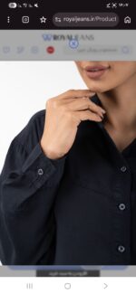 شومیز سیلک رویال جین رنگ گردویی سیر قد68 کد 8011112 (کپی) - تصویر 5