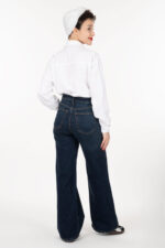 شلوار بگی فلکس رویال جین آبی تیره جک پات jackpot قد 110 کد 104102 - تصویر 2