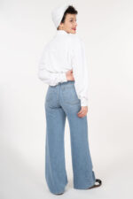 شلوار بگی رویال جین آبی روشن جک پات jackpot قد 110 کد 801124 - تصویر 2