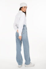 شلوار نیم بگ رویال جین جک پات آبی تیره قد 110 کد 104105 (کپی) - تصویر 4