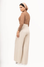 شلوار بگی لینن رویال جین سورمه ای straight loos کد 200066 (کپی) - تصویر 5