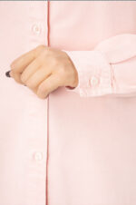 شومیز سیلک رویال جین گلبهی قد 70 کد 801101 - تصویر 3