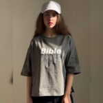 تیشرت باکسی BIBLE قد 60 کد 0168